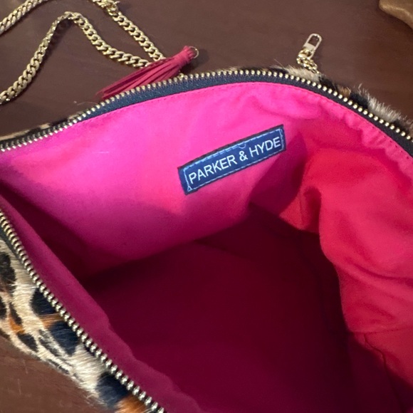 Parker & Hyde Clutch Leopard Print Clutch (carried once)